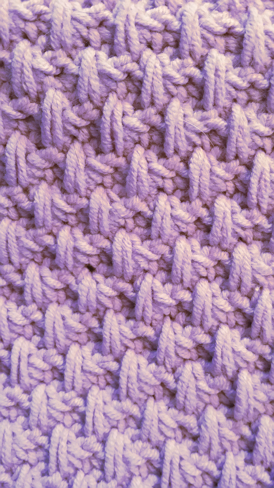 elongated single crochet, copyrighted image